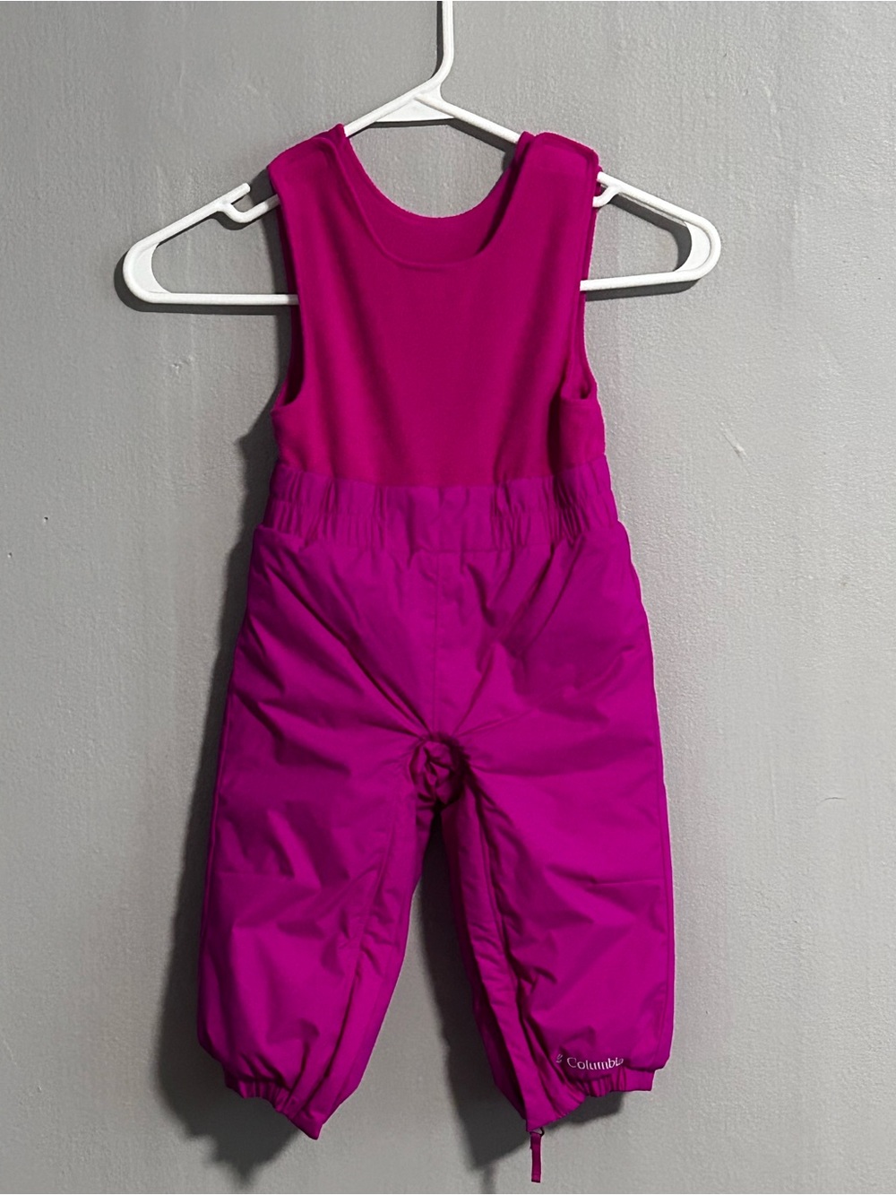 Columbia Bright Magenta Kids 2-Piece Snow Set - Picture 2 of 7